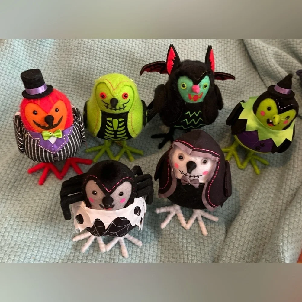NWT Set of 6 Target 2024 Hyde & EEK Boutique Featherly Friends Halloween Birds
